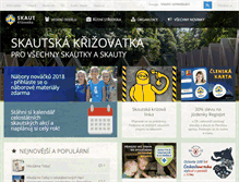 Tablet Screenshot of krizovatka.skaut.cz